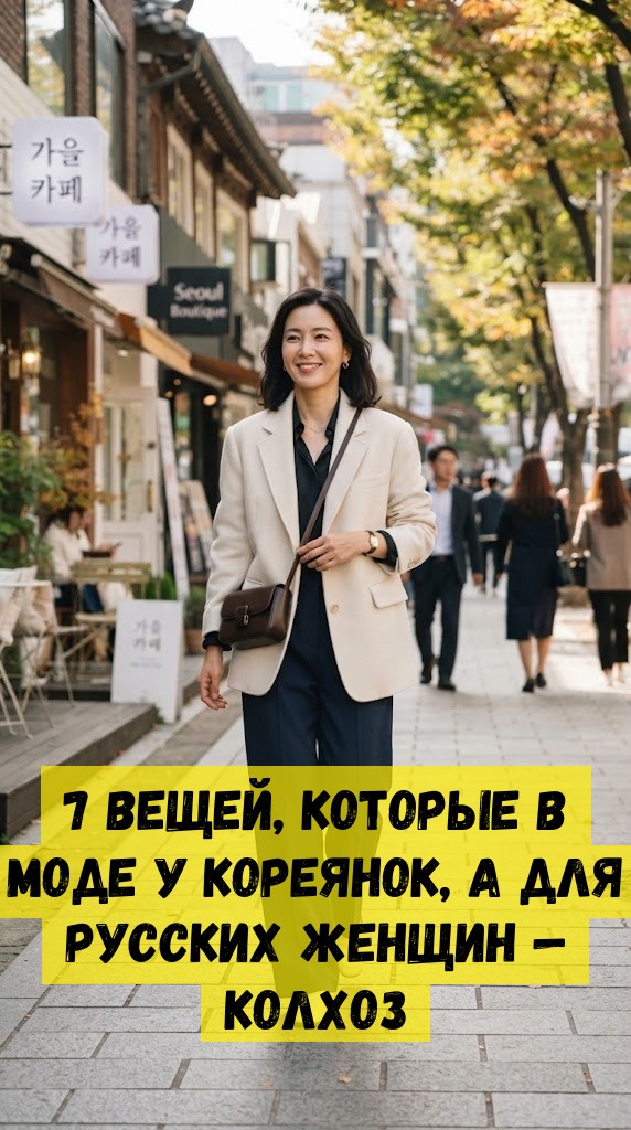 7 вещей, которые в моде у кореянок, а для русских женщин &mdash; колхоз