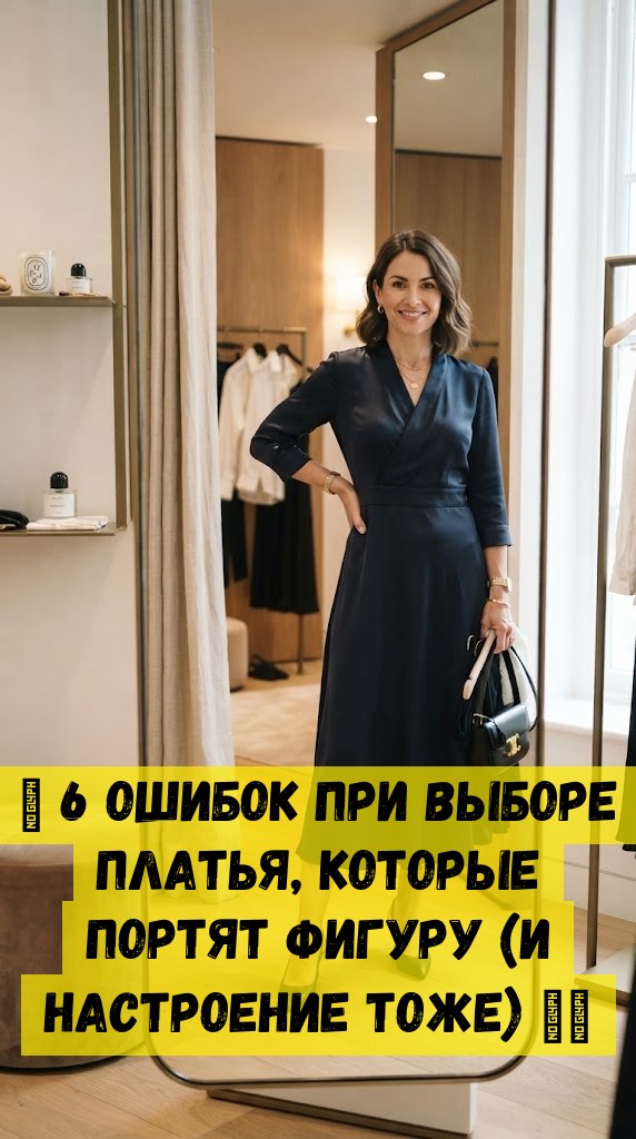 🚫 6 ошибок при выборе платья, которые портят фигуру (и настроение тоже) 😩👗