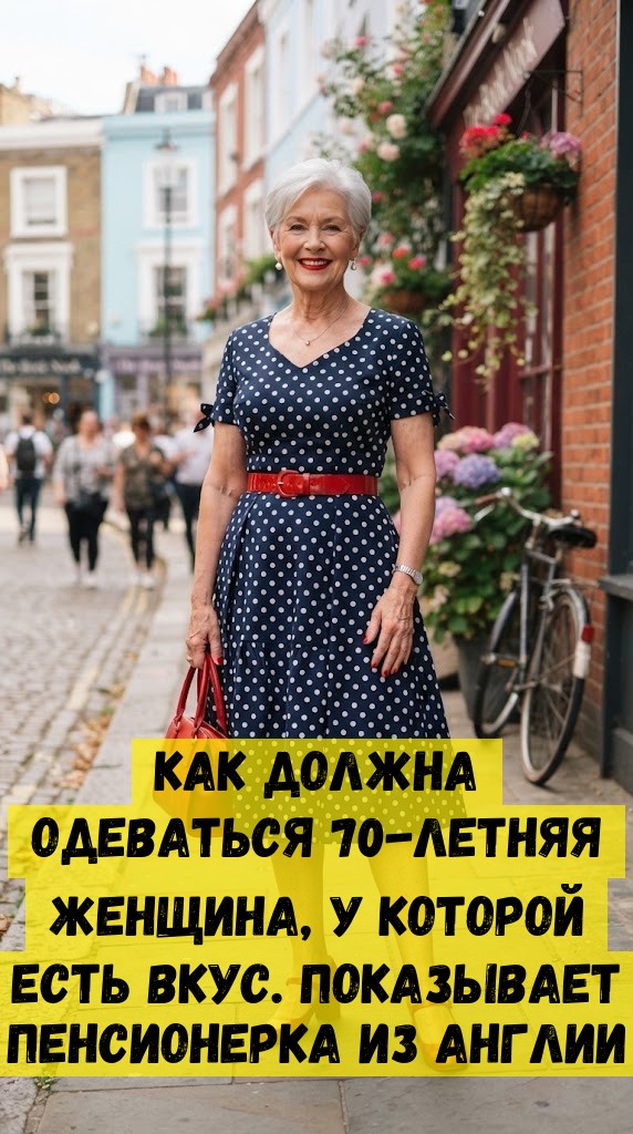 Как должна одеваться 70-летняя женщина, у которой есть вкус. Показывает пенсионерка из Англии