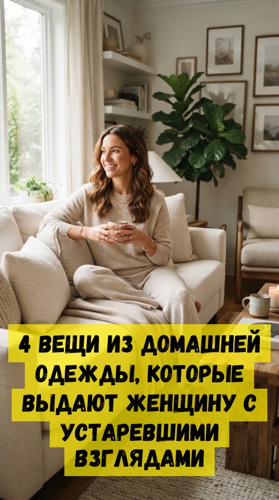 4 вещи из домашней одежды, которые выдают женщину с устаревшими взглядами