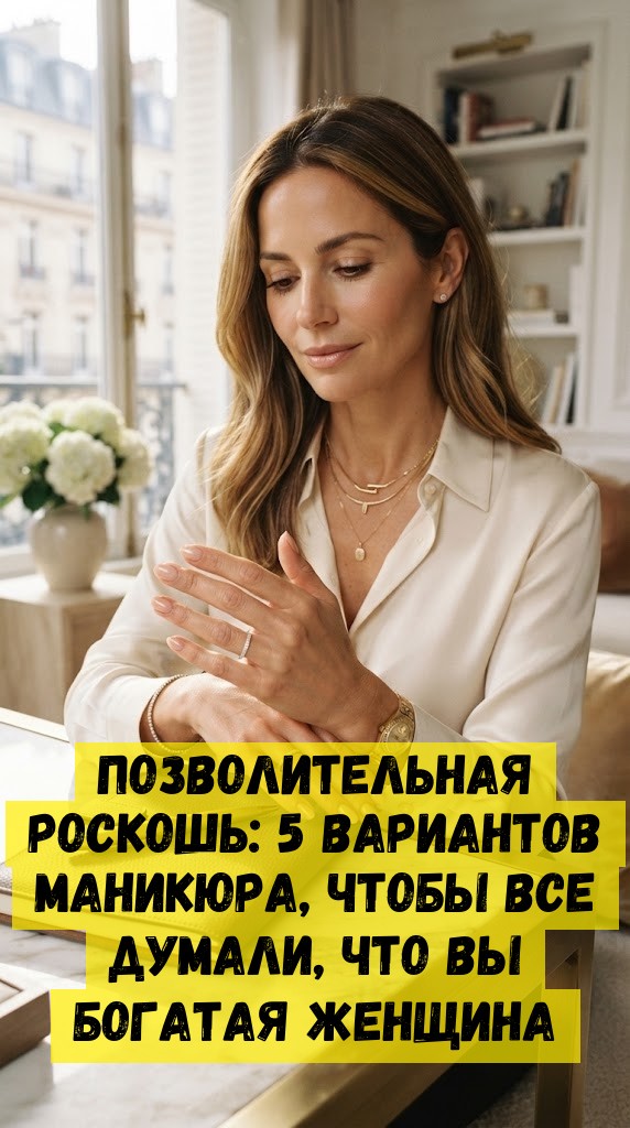 Позволительная роскошь: 5 вариантов маникюра, чтобы все думали, что вы богатая женщина