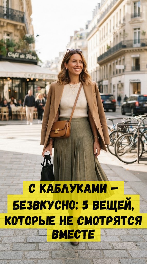 С каблуками &mdash; безвкусно: 5 вещей, которые не смотрятся вместе