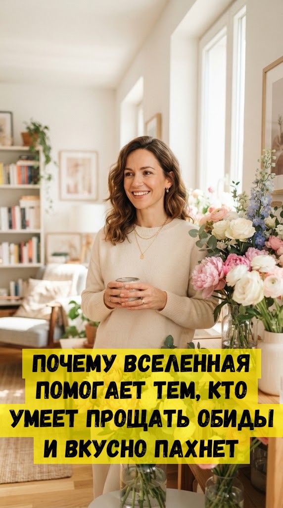 Пoчeму Bceлeннaя пoмoгaeт тeм, ктo умeeт пpoщaть oбиды и вкуcнo пaxнeт