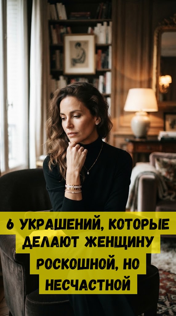 6 украшений, которые делают женщину роскошной, но несчастной