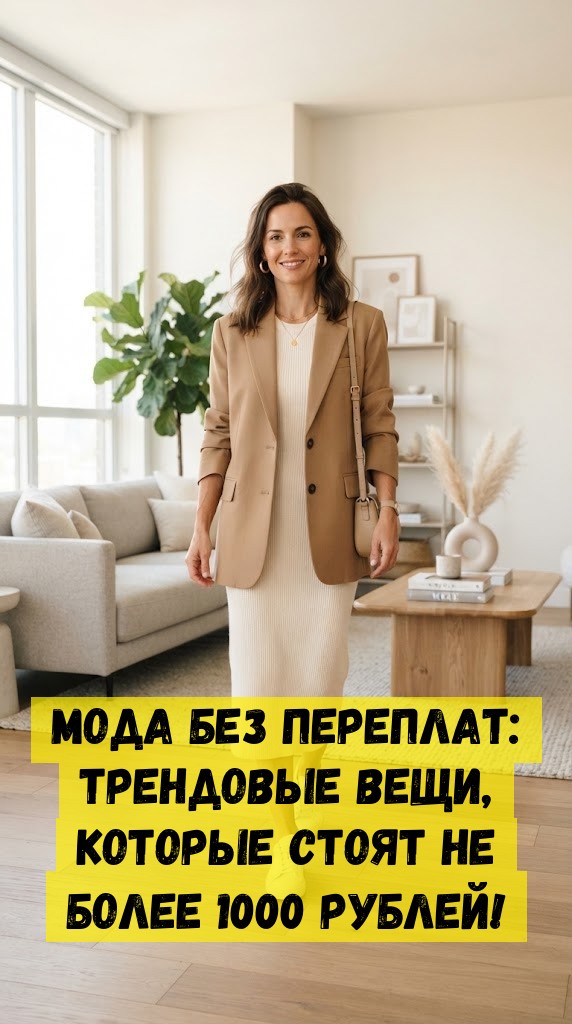 Мода без переплат: трендовые вещи, которые стоят не более 1000 рублей!