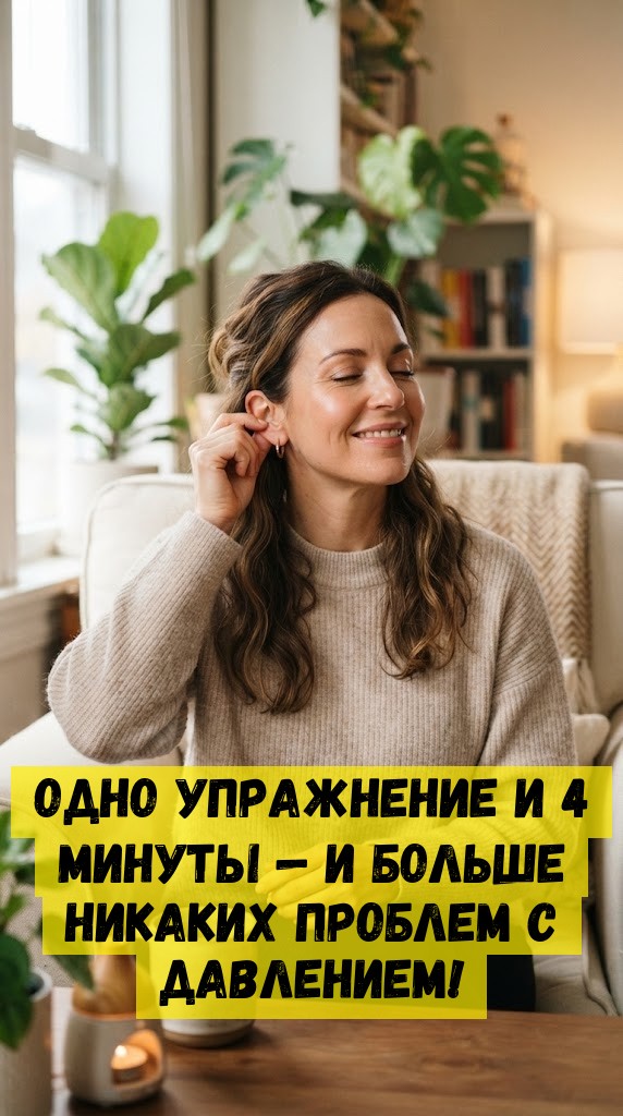 ОДНО УПРАЖНЕНИЕ И 4 МИНУТЫ — И БОЛЬШЕ НИКАКИХ ПРОБЛЕМ С ДАВЛЕНИЕМ! ОДНО УПРАЖНЕНИЕ И 4 МИНУТЫ — И БОЛЬШЕ НИКАКИХ ПРОБЛЕМ С ДАВЛЕНИЕМ!