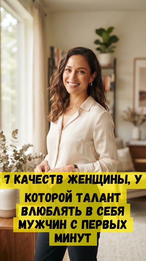 7 качеств женщины, у которой талант влюблять в себя мужчин с первых минут