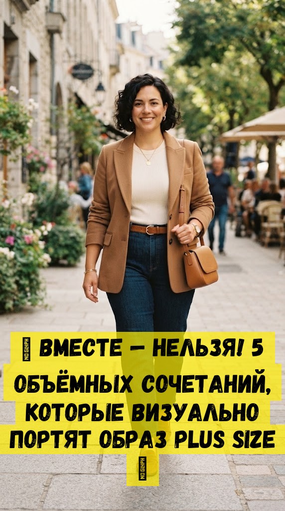 🚫 Вместе &mdash; нельзя! 5 объёмных сочетаний, которые визуально портят образ plus size 💥