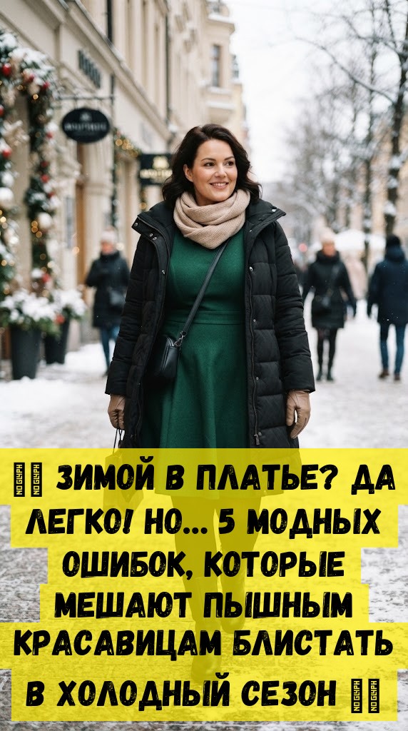 ❄️ Зимой в платье? Да легко! Но&hellip; 5 модных ошибок, которые мешают пышным красавицам блистать в холодный сезон 💃❌