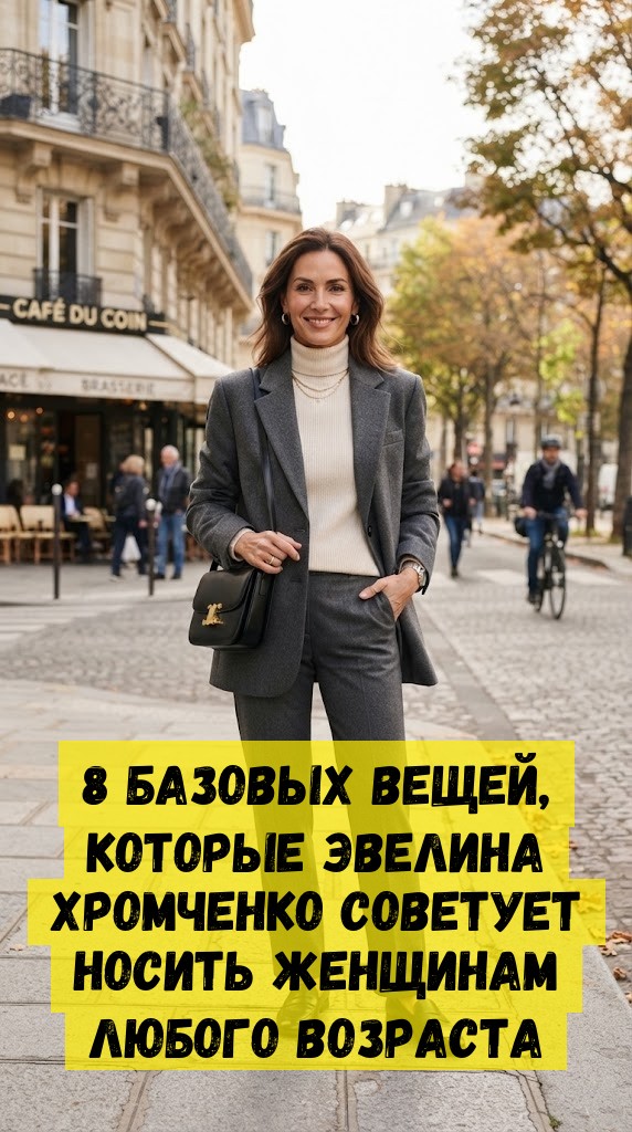 8 базовых вещей, которые Эвелина Хромченко советует носить женщинам любого возраста