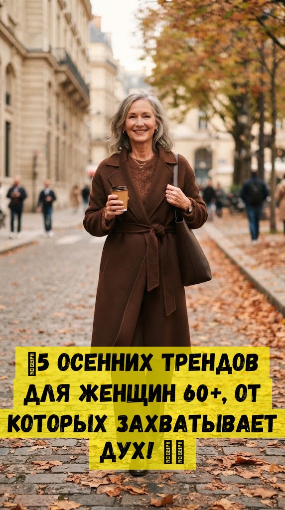 👑5 осенних трендов для женщин 60+, от которых захватывает дух! 🍁💼