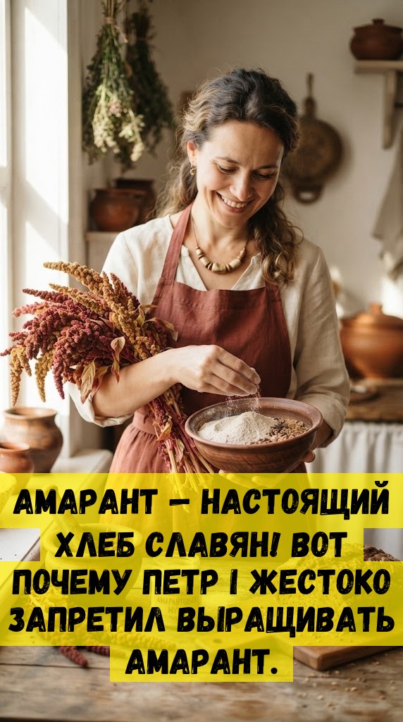 Амарант — настоящий хлеб славян! Вот почему Петр I жестоко запретил выращивать амарант. Амарант — настоящий хлеб славян! Вот почему Петр I жестоко запретил выращивать амарант.