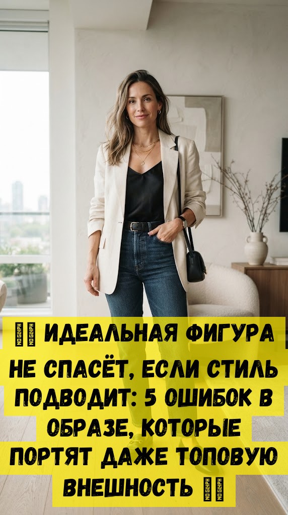 ⚠️ Идеальная фигура не спасёт, если стиль подводит: 5 ошибок в образе, которые портят даже топовую внешность 💣💃