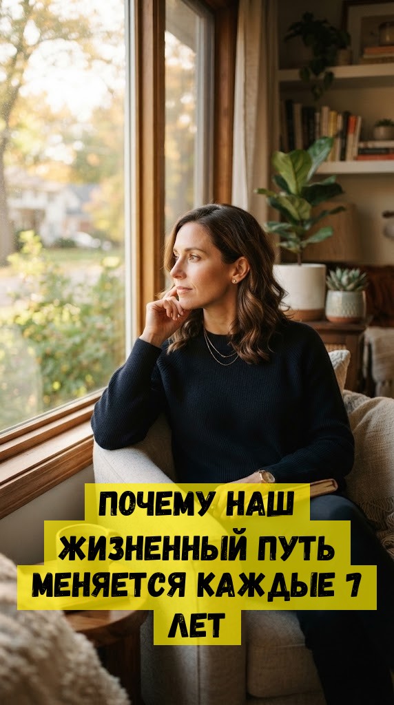 Почему наш жизненный путь меняется каждые 7 лет
