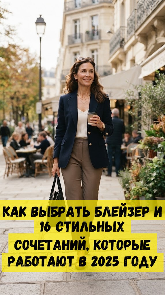 Как выбрать блейзер и 16 стильных сочетаний, которые работают в 2025 году Как выбрать блейзер и 16 стильных сочетаний, которые работают в 2025 году