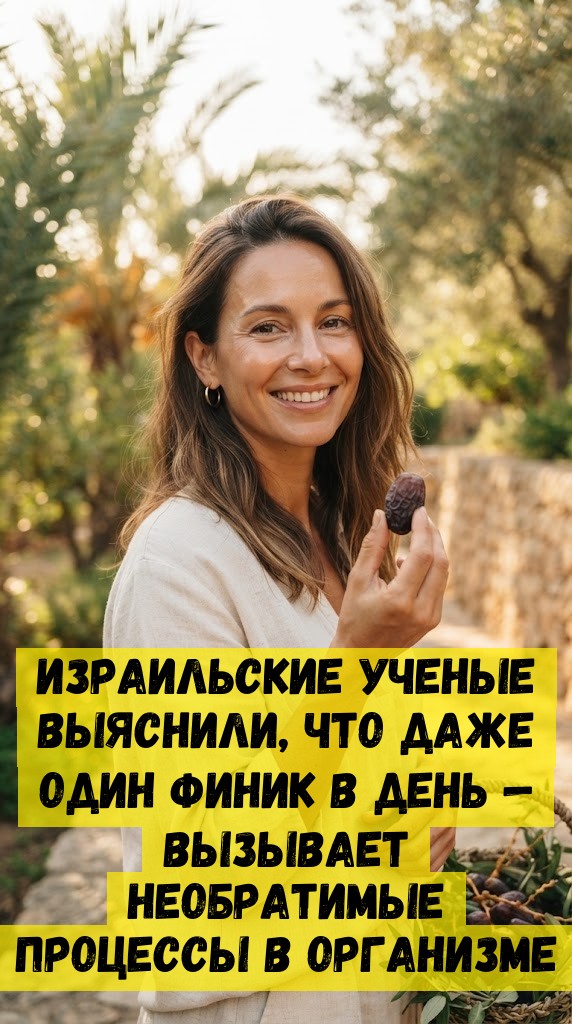 Израильские ученые выяснили, что даже один финик в день &mdash; вызывает необратимые процессы в организме