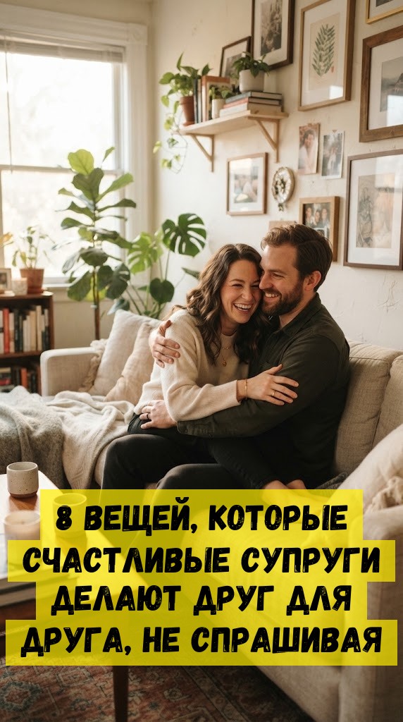 8 вещей, которые счастливые супруги делают друг для друга, не спрашивая