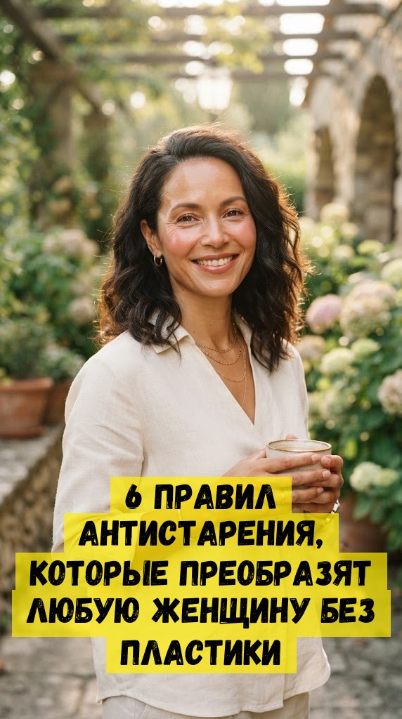 6 правил антистарения, которые преобразят любую женщину без пластики