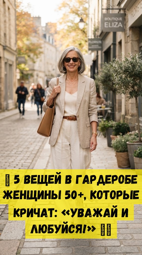 💎 5 вещей в гардеробе женщины 50+, которые кричат: &laquo;УВАЖАЙ и ЛЮБУЙСЯ!&raquo; 😍🔥