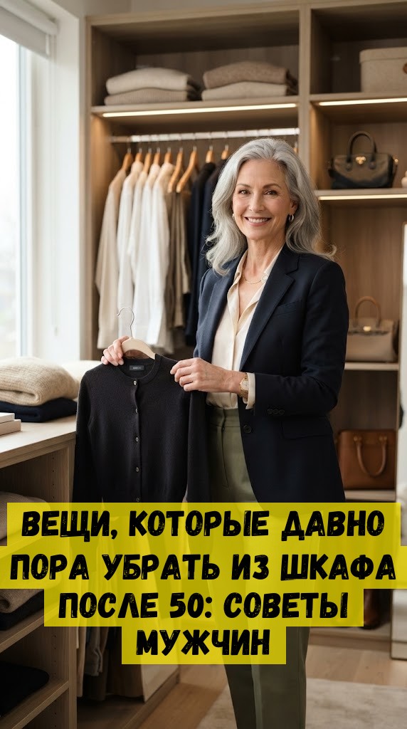 Вещи, которые давно пора убрать из шкафа после 50: советы мужчин