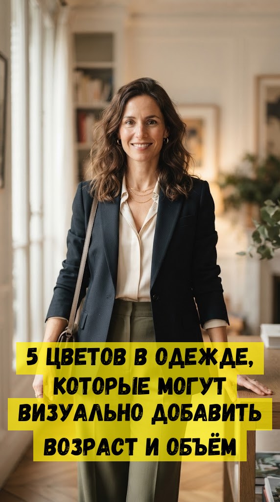 5 цветов в одежде, которые могут визуально добавить возраст и объём