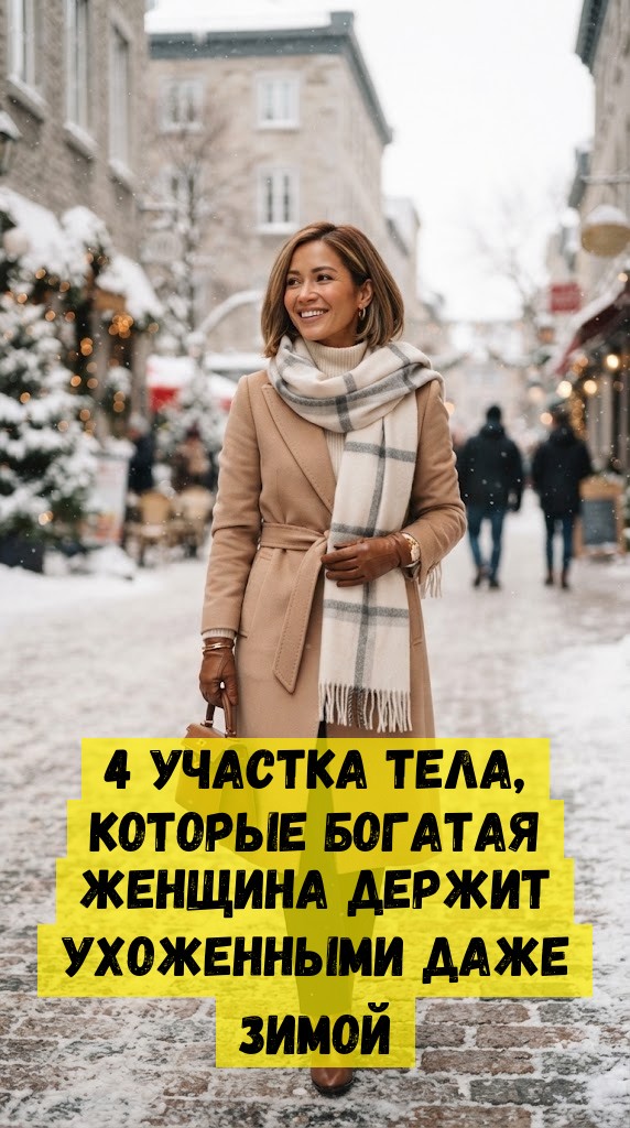 4 участка тела, которые богатая женщина держит ухоженными даже зимой