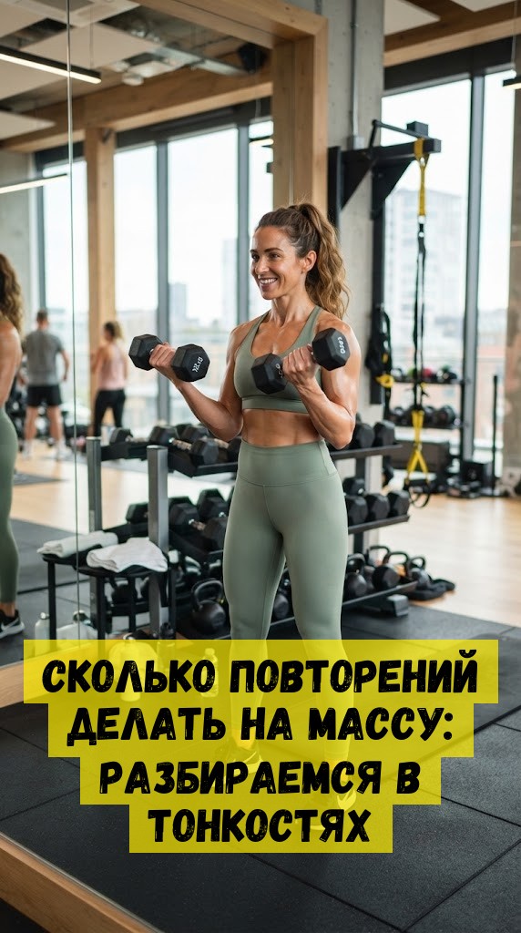 Сколько повторений делать на массу: разбираемся в тонкостях