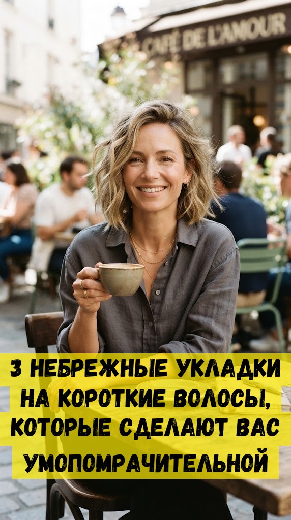 3 небрежные укладки на короткие волосы, которые сделают вас умопомрачительной