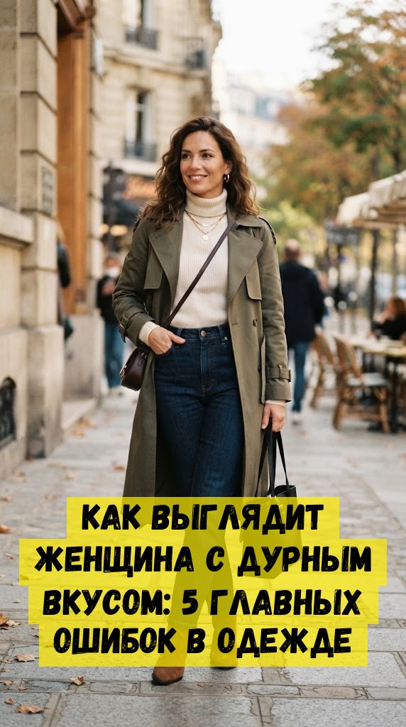 Как выглядит женщина с дурным вкусом: 5 главных ошибок в одежде