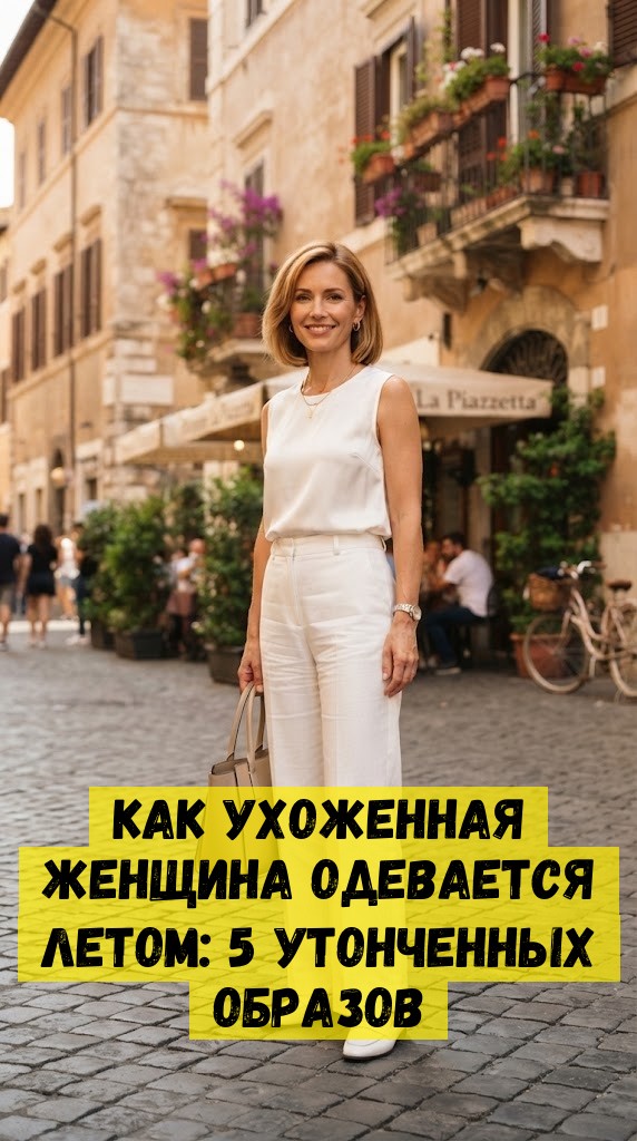 Как ухоженная женщина одевается летом: 5 утонченных образов