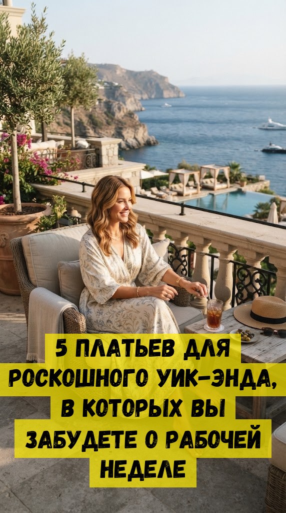 5 платьев для роскошного уик-энда, в которых вы забудете о рабочей неделе