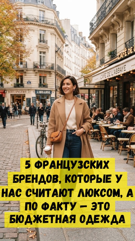 5 французских брендов, которые у&nbsp;нас считают люксом, а&nbsp;по&nbsp;факту&nbsp;&mdash; это бюджетная одежда
