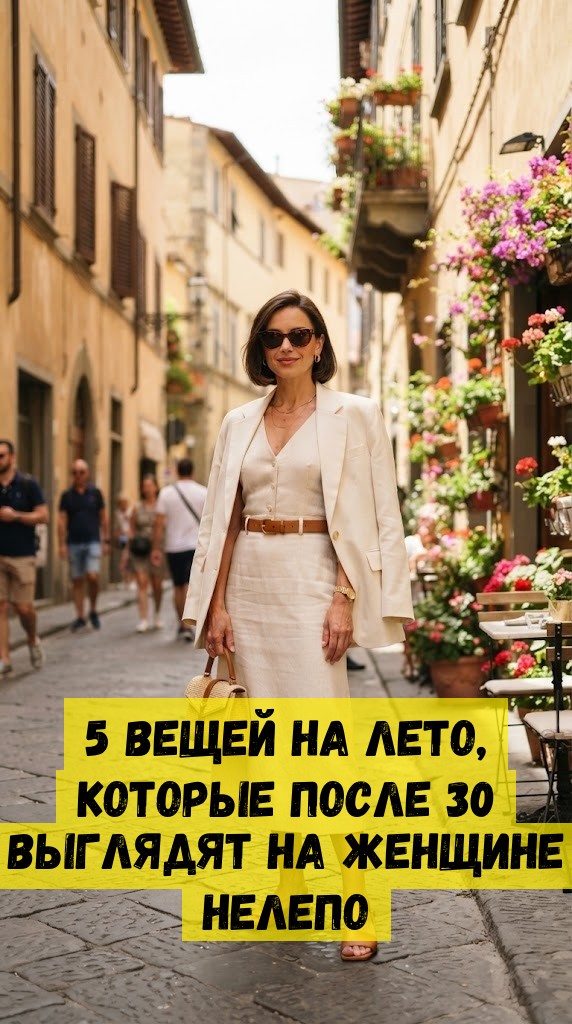 5 вещей на лето, которые после 30 выглядят на женщине нелепо