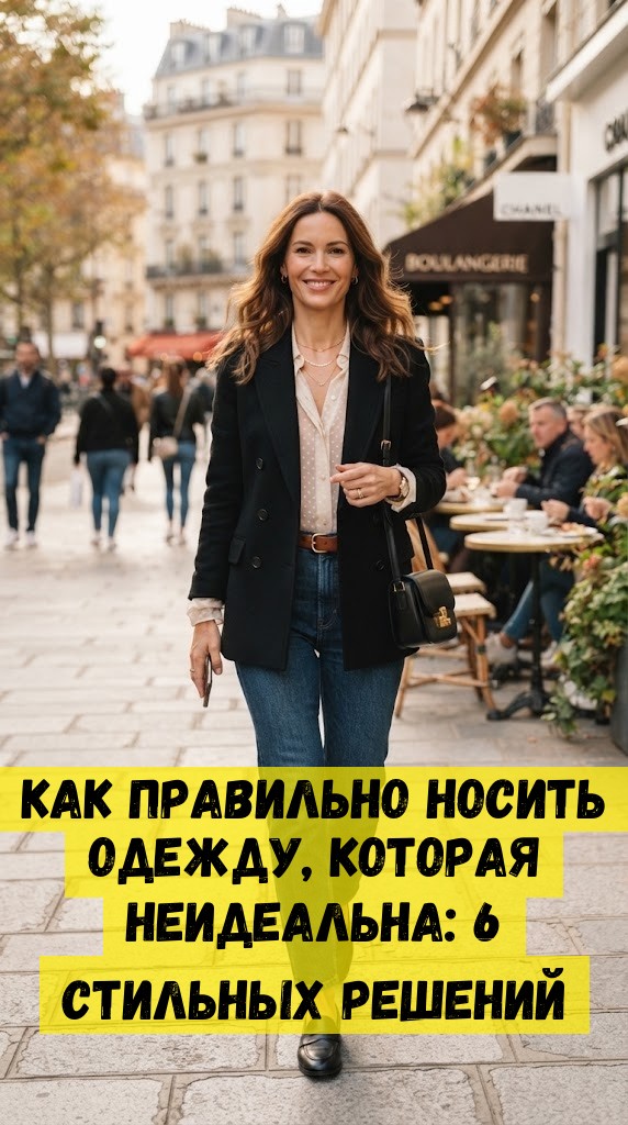 Как правильно носить одежду, которая неидеальна: 6 стильных решений