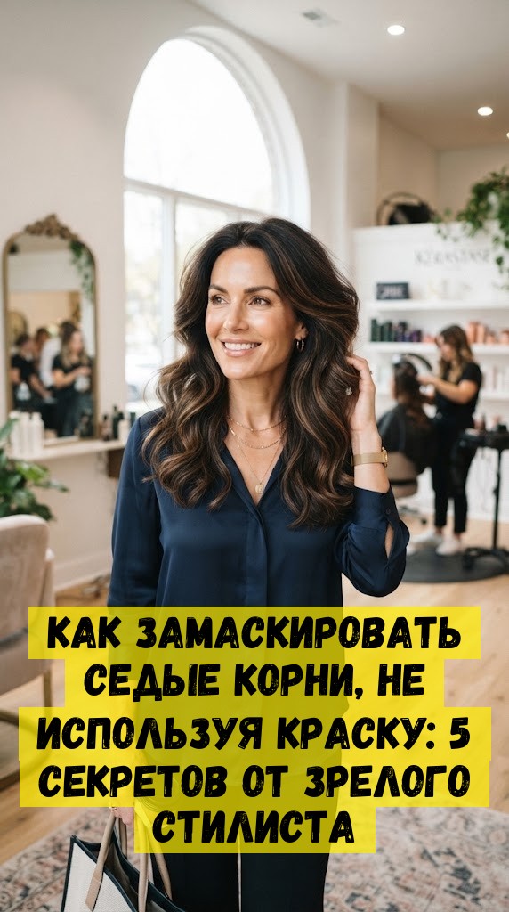 Как замаскировать седые корни, не используя краску: 5 секретов от зрелого стилиста