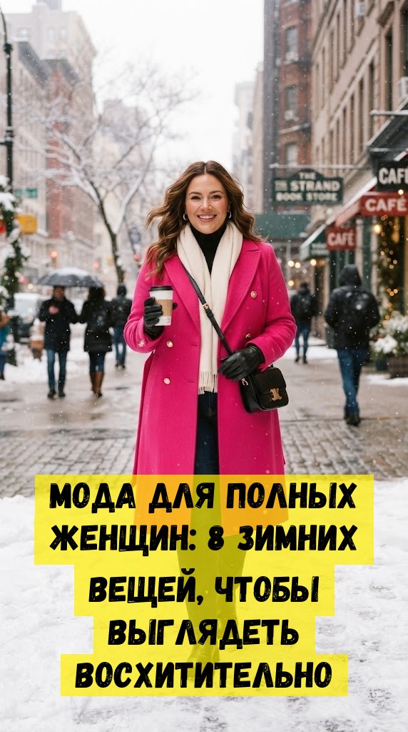 Мода для полных женщин: 8 зимних вещей, чтобы выглядеть восхитительно