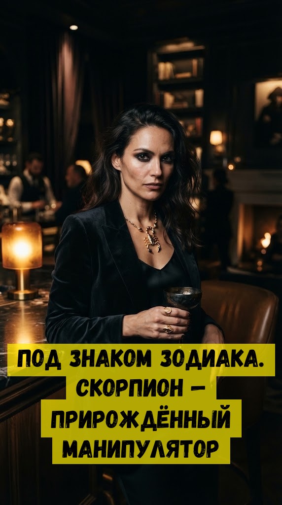 Под знаком Зодиака. Скорпион &mdash; прирождённый манипулятор