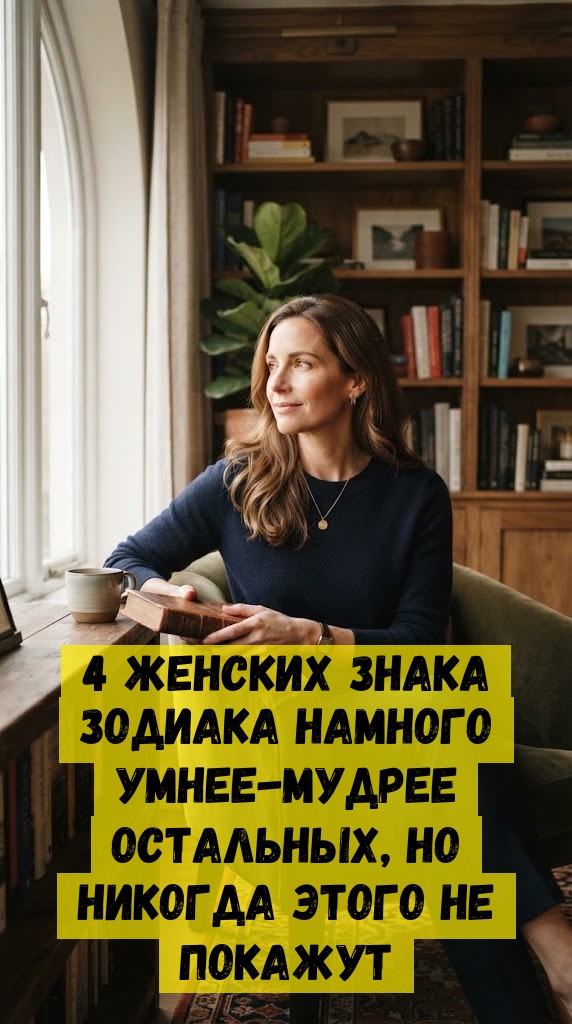 4 женских Знака Зодиака намного умнее-мудрее остальных, но никогда этого не покажут