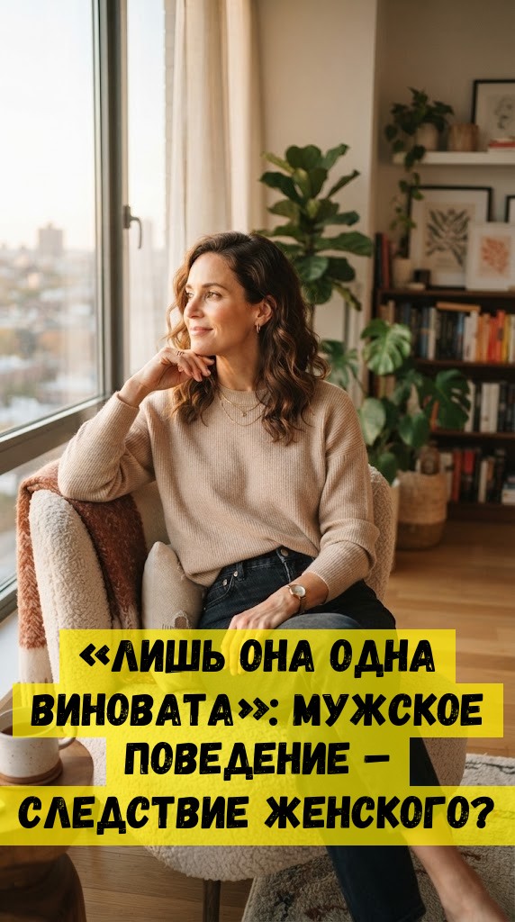 «Лишь она одна виновата»: мужское поведение – следствие женского? «Лишь она одна виновата»: мужское поведение – следствие женского?