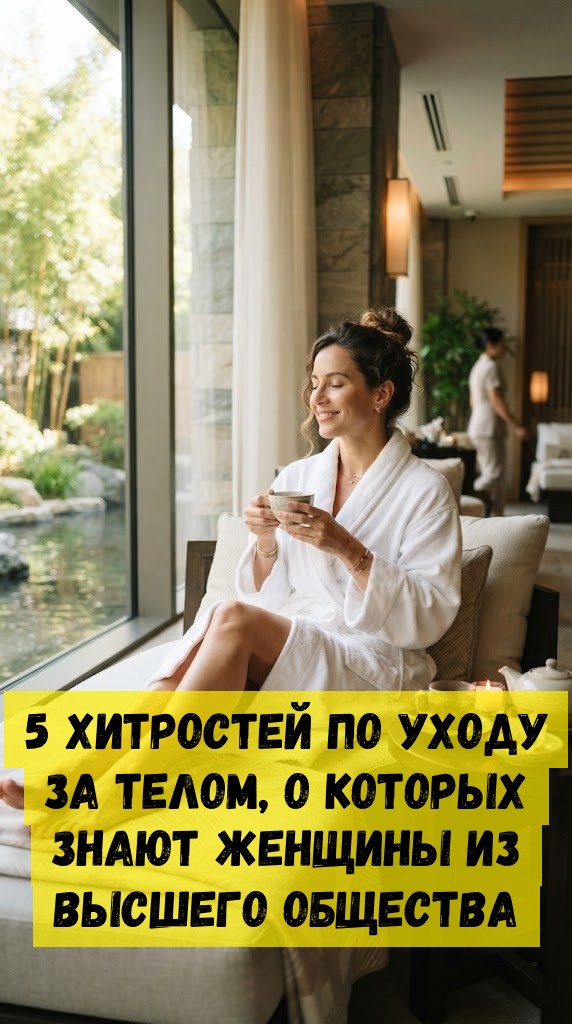 5 хитростей по уходу за телом, о которых знают женщины из высшего общества