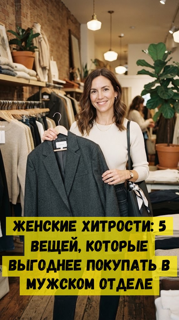 Женские хитрости: 5 вещей, которые выгоднее покупать в мужском отделе