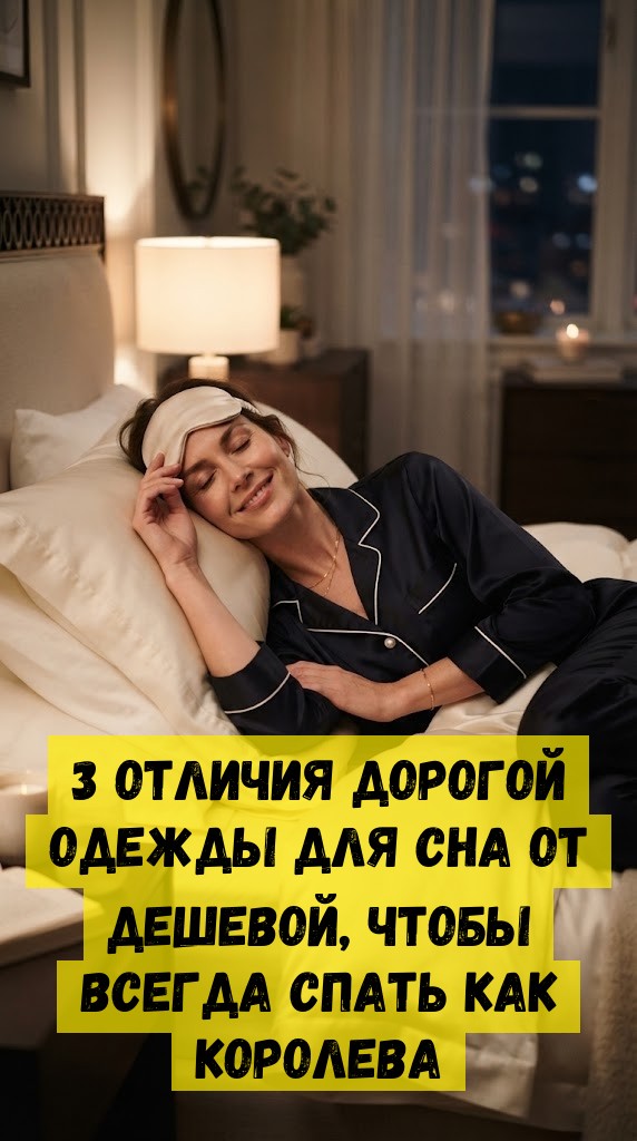 3 отличия дорогой одежды для сна от дешевой, чтобы всегда спать как королева