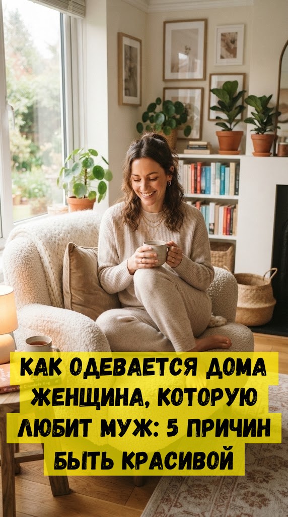 Как одевается дома женщина, которую любит муж: 5 причин быть красивой