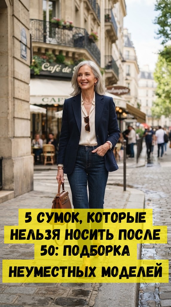 5 сумок, которые нельзя носить после 50: подборка неуместных моделей