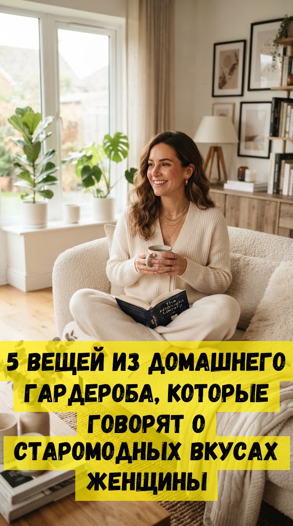 5 вещей из домашнего гардероба, которые говорят о старомодных вкусах женщины