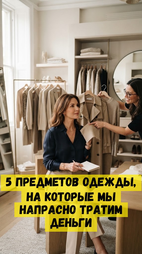 5 предметов одежды, на которые мы напрасно тратим деньги