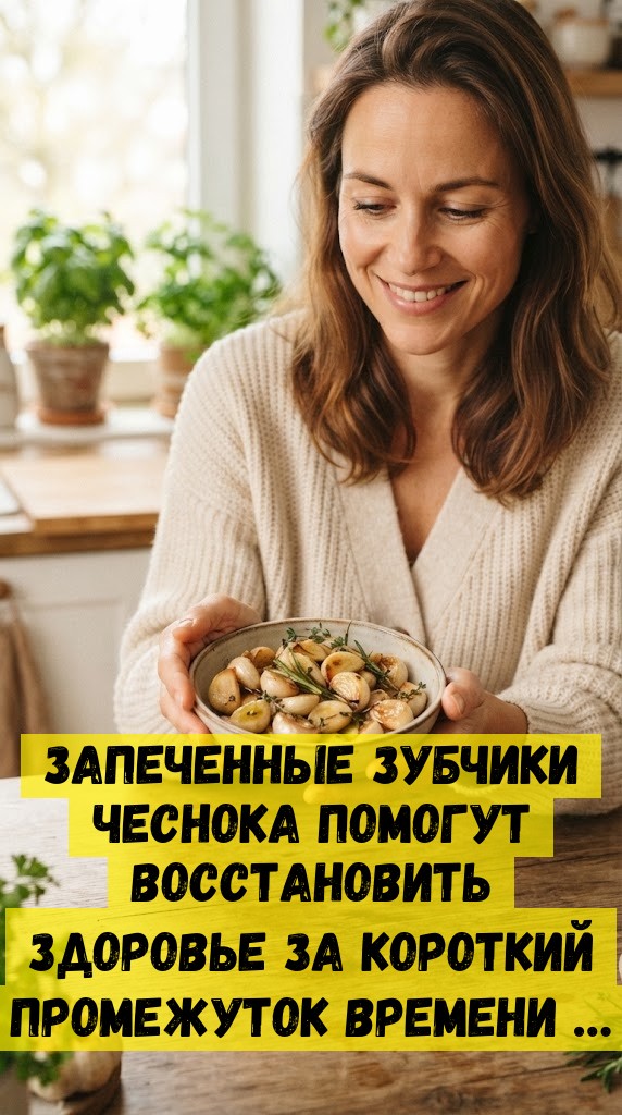 Запеченные зубчики чеснока помогут восстановить здоровье за короткий промежуток времени &hellip;