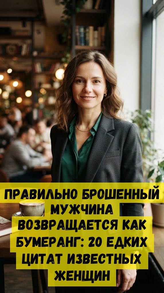 Правильно брошенный мужчина возвращается как бумеранг: 20 едких цитат известных женщин Правильно брошенный мужчина возвращается как бумеранг: 20 едких цитат известных женщин