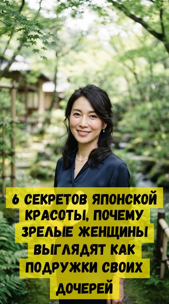 6 секретов японской красоты, почему зрелые женщины выглядят как подружки своих дочерей 6 секретов японской красоты, почему зрелые женщины выглядят как подружки своих дочерей