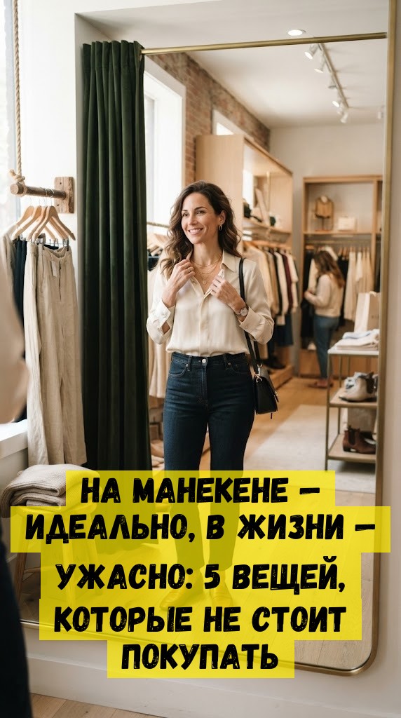 На манекене — идеально, в жизни — ужасно: 5 вещей, которые не стоит покупать На манекене — идеально, в жизни — ужасно: 5 вещей, которые не стоит покупать